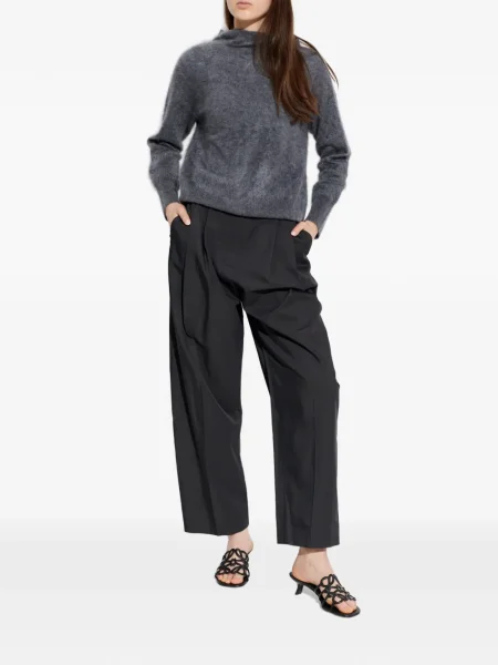 Pantaloni Studio Nicholson plisate negru