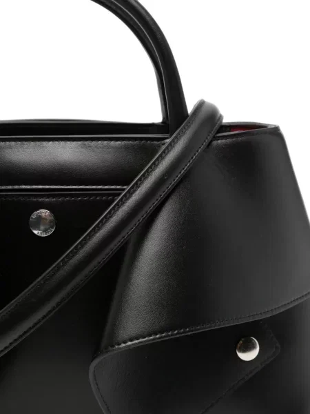Geantă shopper Toteme din piele negru