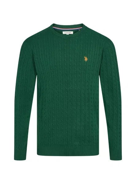U.S. POLO ASSN. Pulover UMMads / verde galben