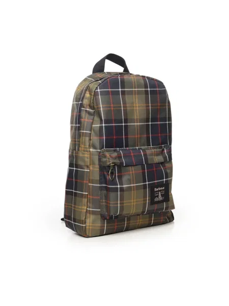 Torba Barbour w kratę zielona