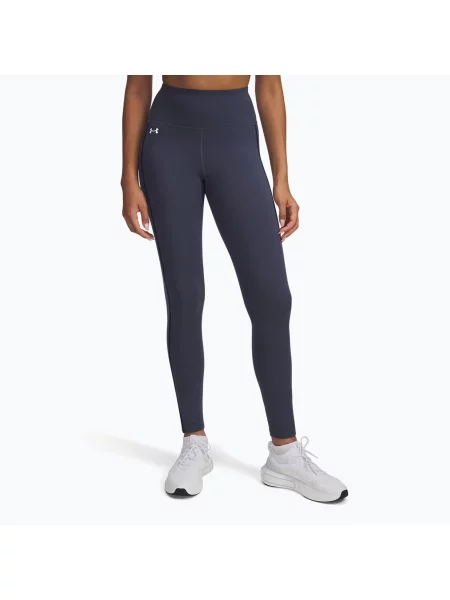 Under Armour Legíny Motion Piped černošedá bílé
