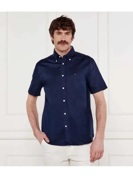 Tommy Hilfiger Cămașă | cu adaos de in