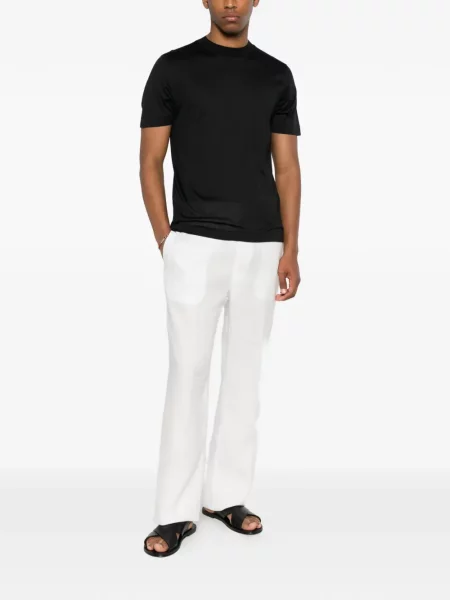 Tricou Sapio cu decolteu rotund negru