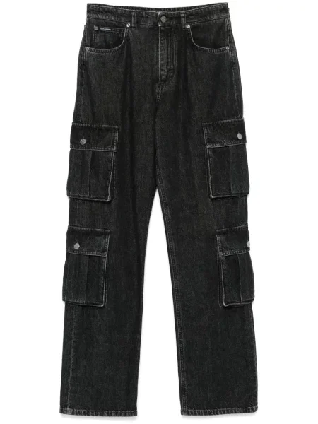 Proste jeansy Dolce And Gabbana czarne