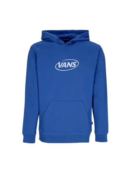 Bluza z kapturem Vans z kapturem z logo niebieska