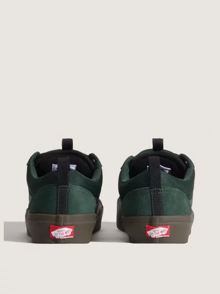 Кожаные кеды Vans зеленые