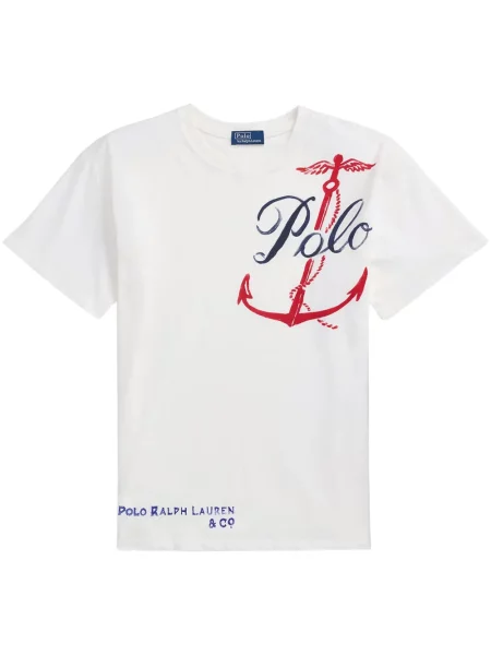 Polo Polo Ralph Lauren cu imagine de lână de costum verde