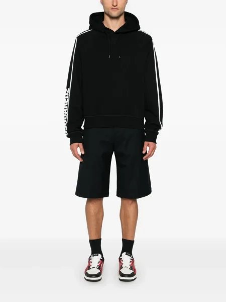 Hanorac cu glugă Dsquared2 negru