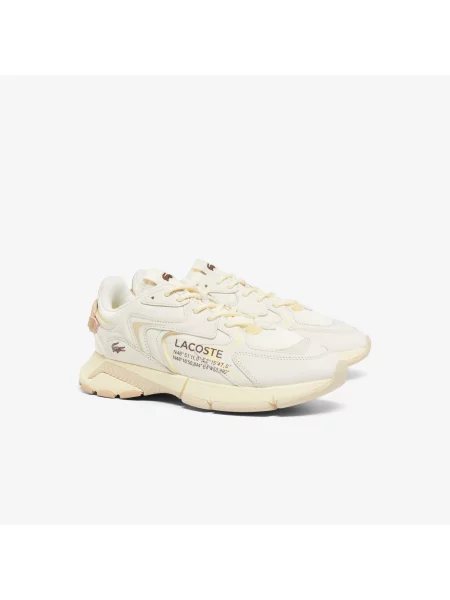 Кроссовки Lacoste бежевые