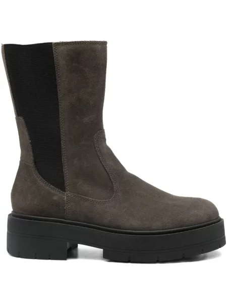 Botine Geox cu platformă maro