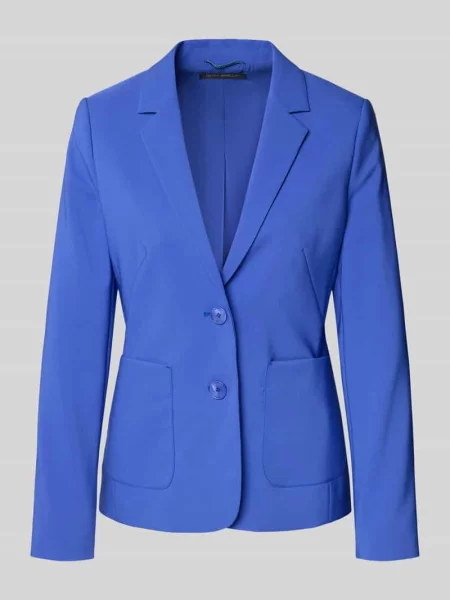 Żakiet o kroju slim fit z kołnierzem z połami Betty Barclay niebieska