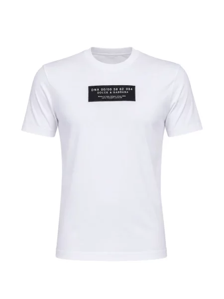 Tricou Dolce & Gabbana cu aplicații alb