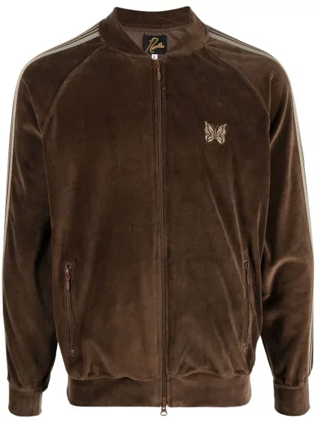 Sametová bunda Needles hnědá