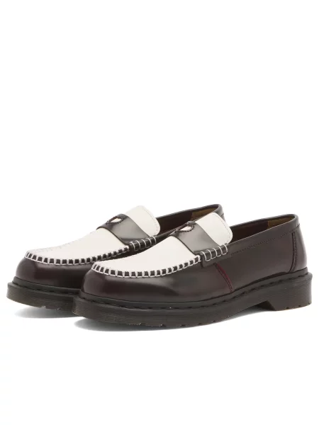 Loafersy Dr. Martens białe