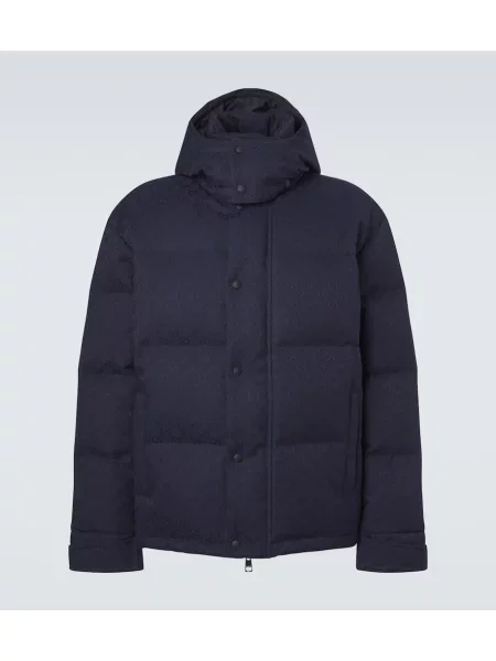 Платно пухено яке Gucci синьо