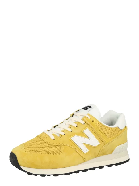 Sneakerși New Balance 574 alb