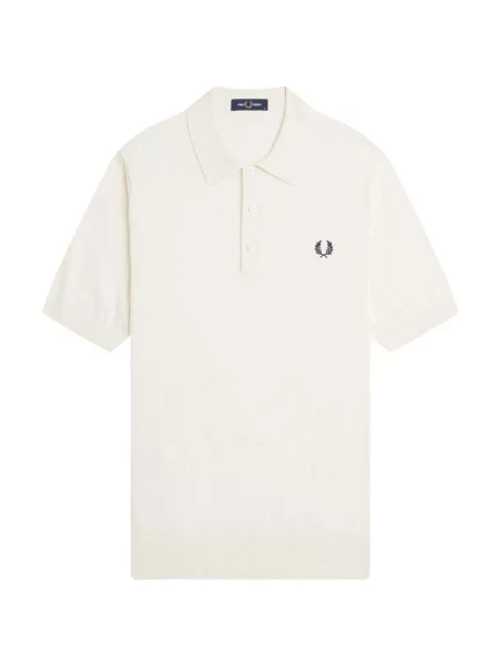 Fred Perry Úpletová Polokošile tmavě žlutá