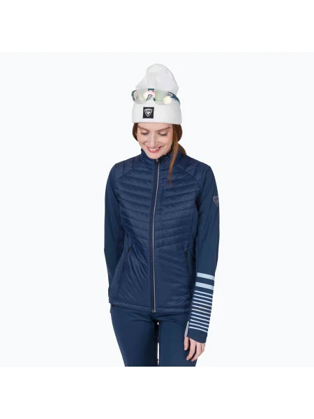Rossignol Poursuite Warm sötét navy női hibrid kabát. Méret: L haditengerészet