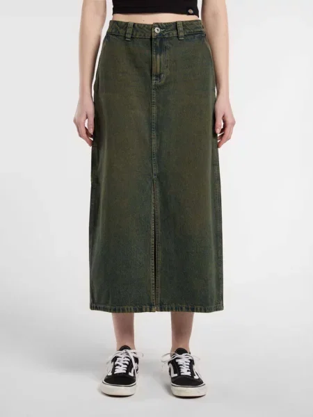 Спідниця максі Dickies Long Denim Carpenter зелений