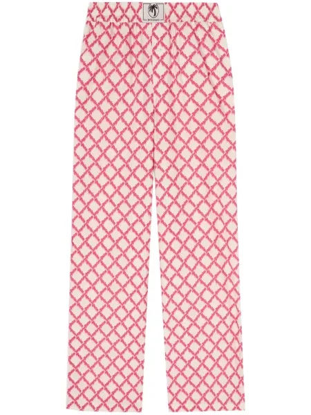 Pantaloni Palm Angels roz
