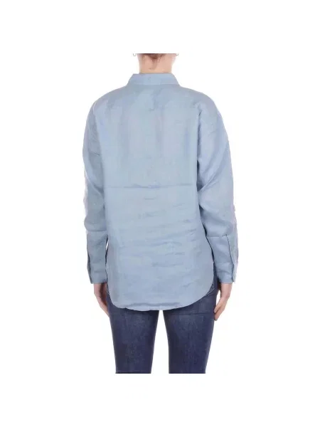 Blúzka Ralph Lauren modrá