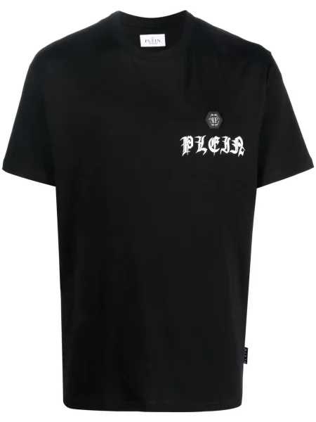 Tričko Philipp Plein s potiskem černé