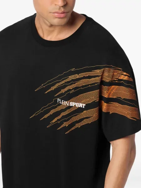 Tricou Plein Sport cu imagine negru