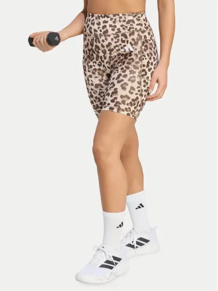 Adidas Κολάν Ποδηλασίας Optime Essentials Workou μπεζ