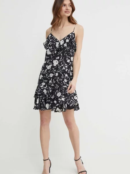 Lauren Ralph Lauren sukienka mini prosta czarny
