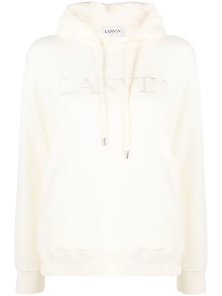 Hanorac cu glugă Lanvin cu broderie din fleece