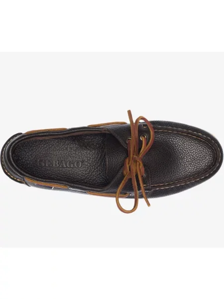 Półbuty Sebago skórzane brązowe