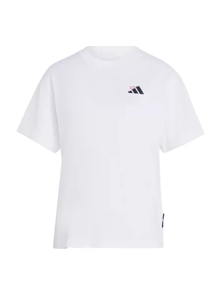 ADIDAS SPORTSWEAR Tricou funcțional EMBROIDERY PACK LOOSE GRAPHIC roșu / negru alb