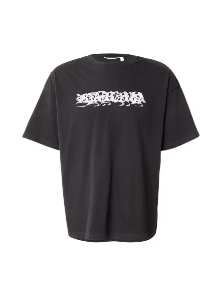 WEEKDAY Tricou Great negru alb