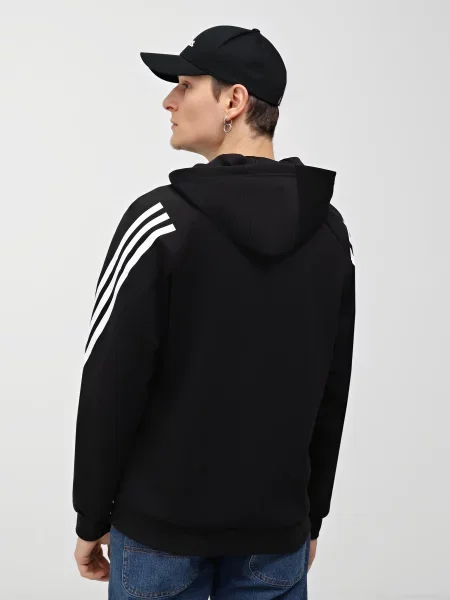 Adidas Кофта спортивна Бавовна/поліестер чорний