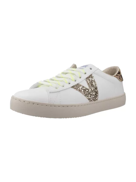 Pantofi Victoria cu imagine cu imprimeu animal print alb