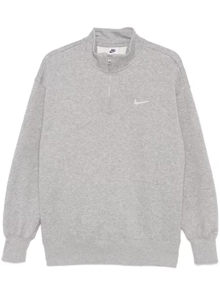 Sneakersy Nike Air Force 1 plisowane do tenisa żakardowe czarne