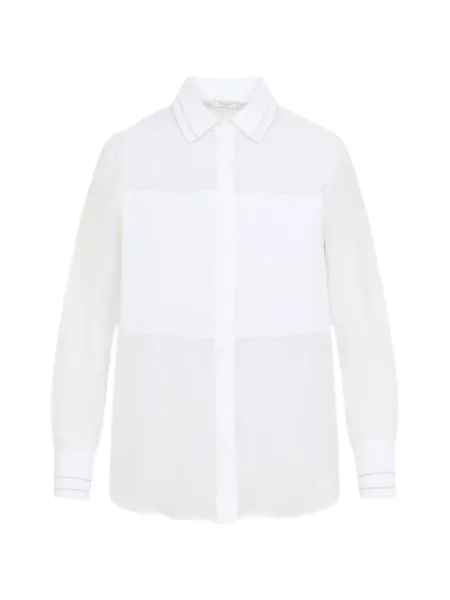 Koszula Peserico z organzy biała