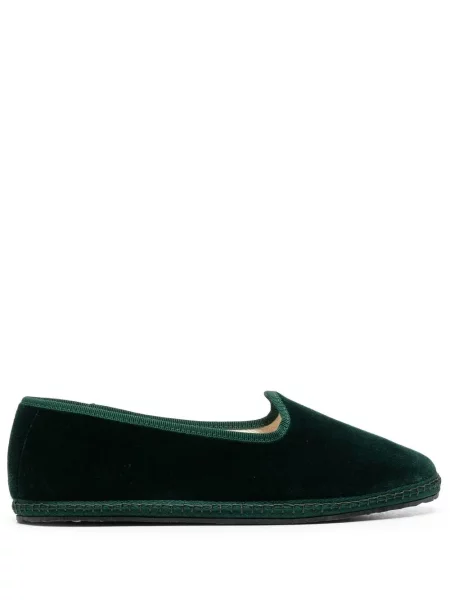 Pantofi loafer Scarosso slip-on verde