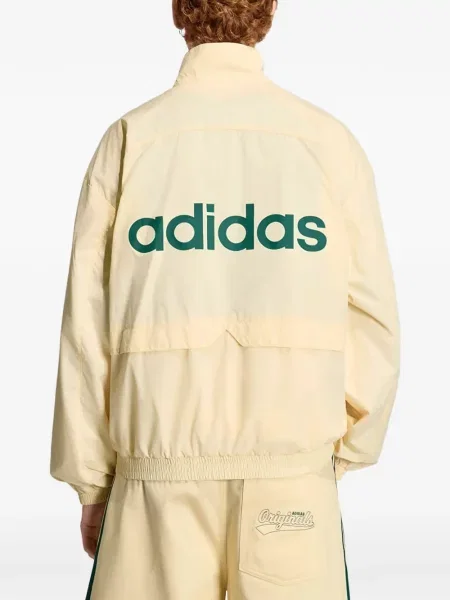 Geacă Adidas alergare roșu