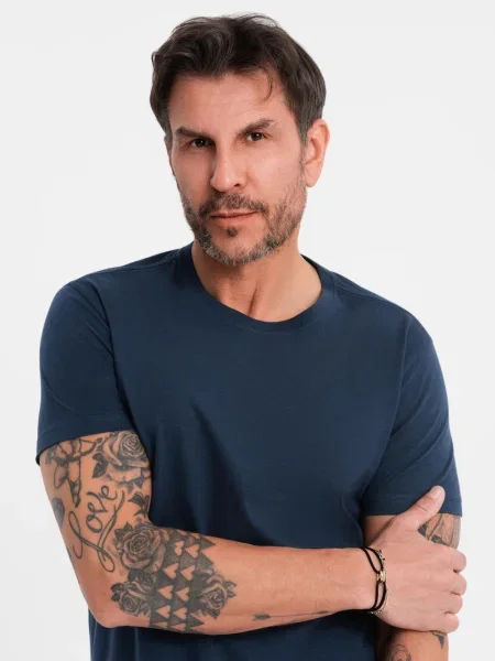 Tricou Ombre clasic albastru
