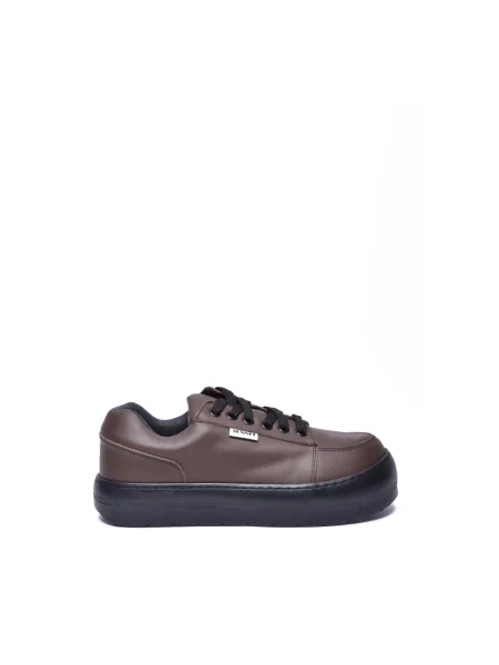 Sneakersy Sunnei brązowe