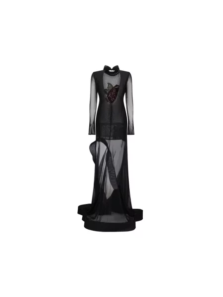 Sukienka Blumarine tiulowa czarna