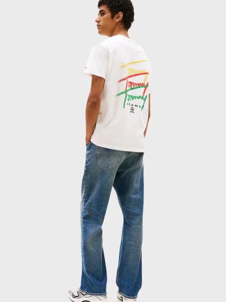Футболка Tommy Jeans біла