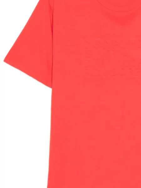 Tricou Ron Dorff cu decolteu rotund portocaliu