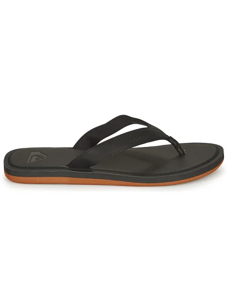 Nubuk papucs Quiksilver fekete