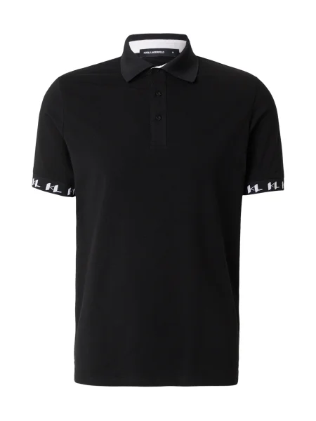 Tricou polo Karl Lagerfeld negru