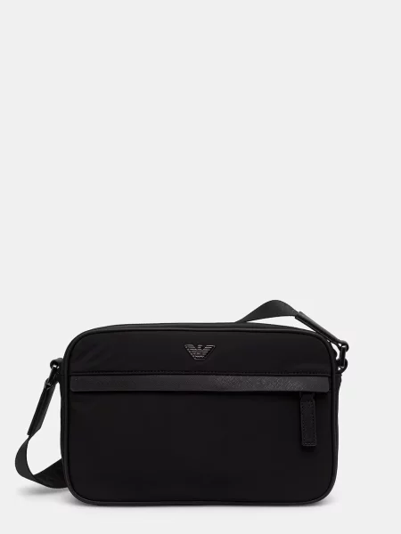 Emporio Armani geantă mică pentru bărbați negru