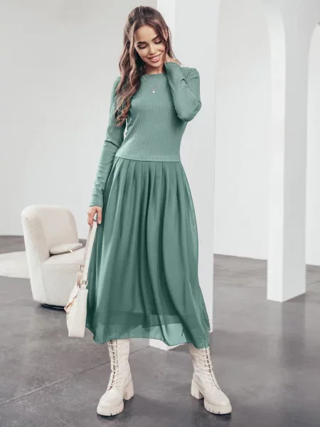 Сукні Dressa віскоза/поліестер бірюзовий