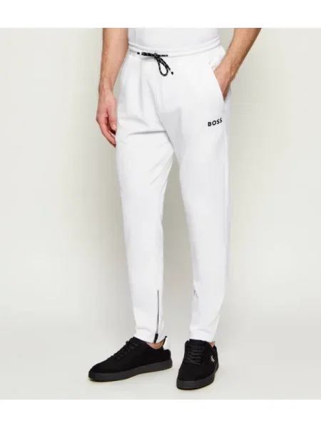 BOSS GREEN Pantaloni de trening JT_TOC Spin Long alb