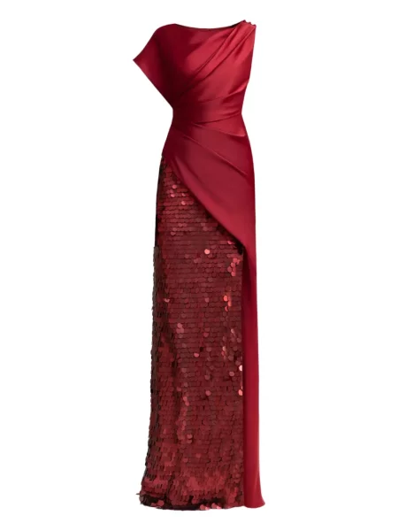 Rochie Gemy Maalouf drapată roșu